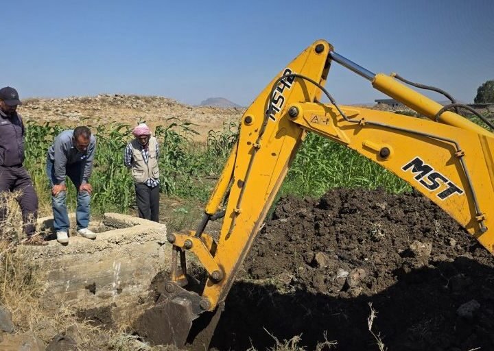 עבודות תחזוקה ברשת ההשקיה בנפת קוניטרה לשיפור האספקה לחקלאים