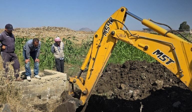 עבודות תחזוקה ברשת ההשקיה בנפת קוניטרה לשיפור האספקה לחקלאים