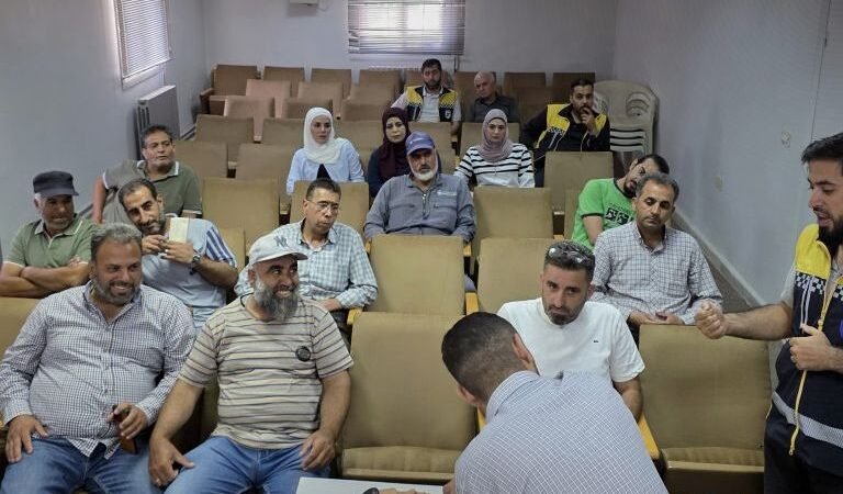 קורס הכשרה לצוותי התקשורת בקוניטרה בנושאי עזרה ראשונה וכיבוי אש