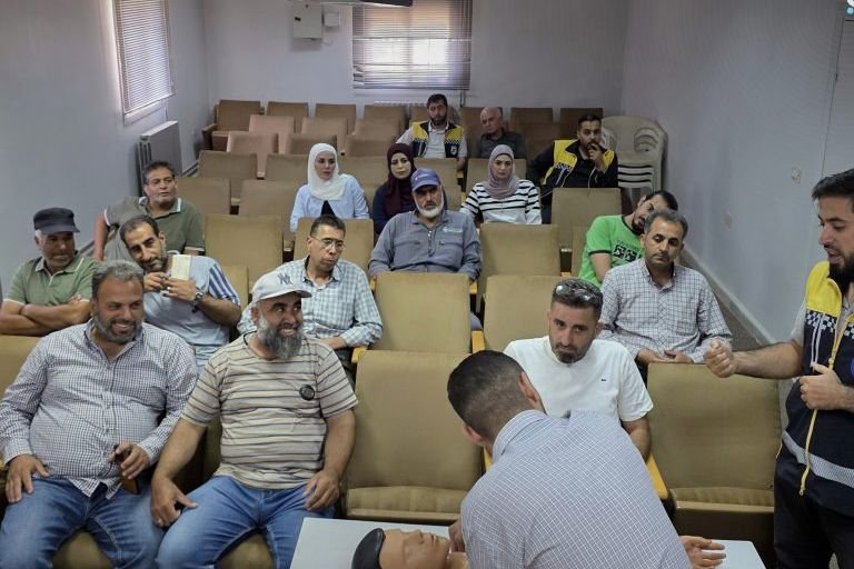קורס הכשרה לצוותי התקשורת בקוניטרה בנושאי עזרה ראשונה וכיבוי אש