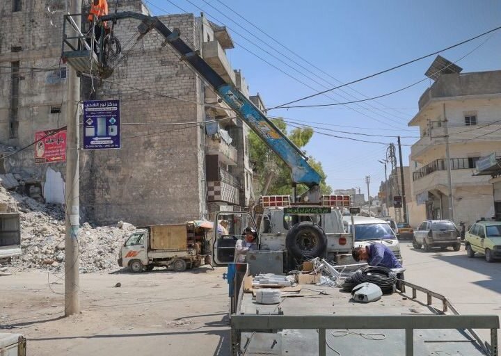 חלב: מועצת העיר החלה בעבודות לשיקום מערכות התאורה הציבורית