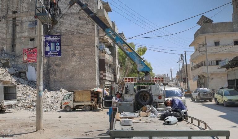 חלב: מועצת העיר החלה בעבודות לשיקום מערכות התאורה הציבורית