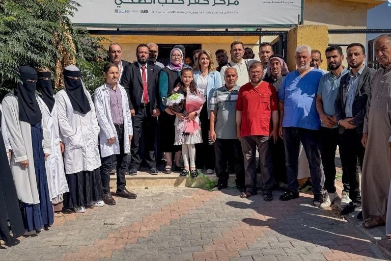 המרכז הרפואי "כפר חלב" באזור הכפרי המערבי של חלב חזר לפעילות לאחר שיפוצו