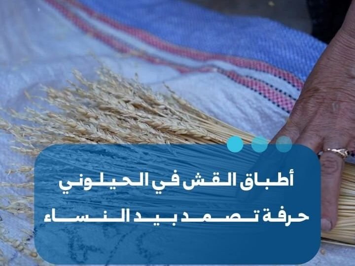 מלאכת קליעת הקש: מורשת נשית ששורדת באזור הכפרי של מסייאף