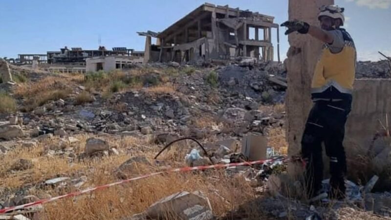 הרוג ופצוע בפיצוץ שאריות מלחמה בדרעא שבאזור דמשק