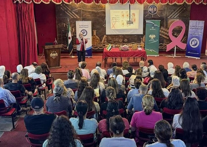 הרצאה מדעית בלטקיה בנושא גילוי מוקדם של סרטן השד