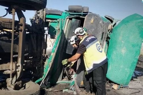 סוריה: שני הרוגים ו-21 פצועים בתאונות דרכים