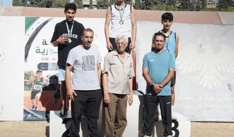 סיום אליפות סוריה באתלטיקה לקטגוריית הילדים