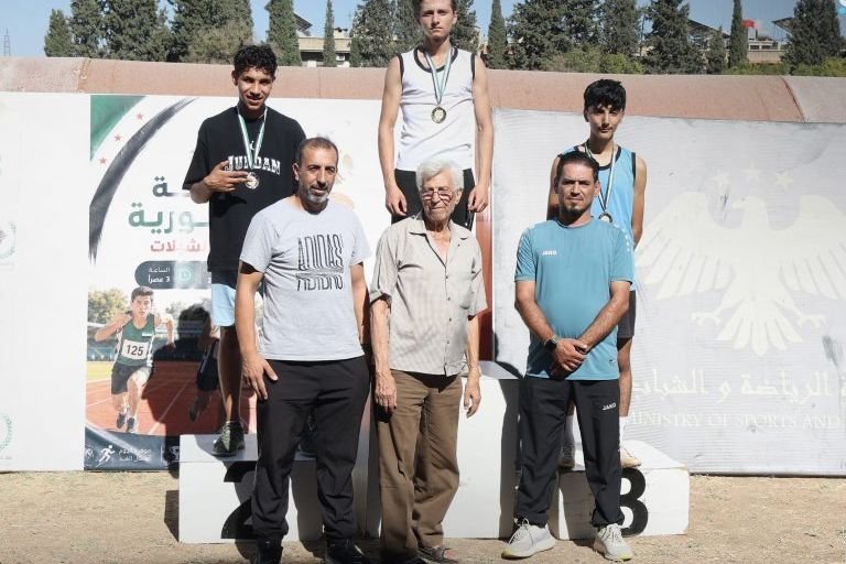 סיום אליפות סוריה באתלטיקה לקטגוריית הילדים